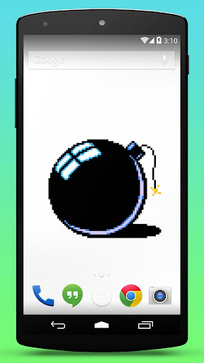 Pixel Bomb Live Wallpaper