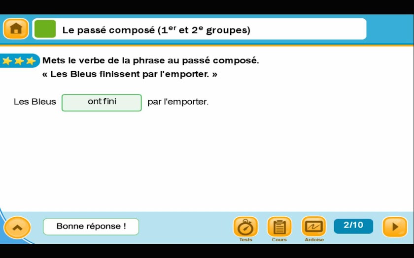 ExoNathan Français CM2 Screen 2