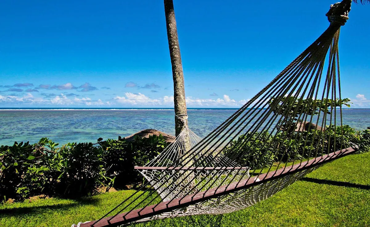 hammock-fiji - Lean back and enjoy the gentle breezes of Fiji.