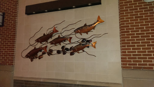 Metal Salmon Wall Art