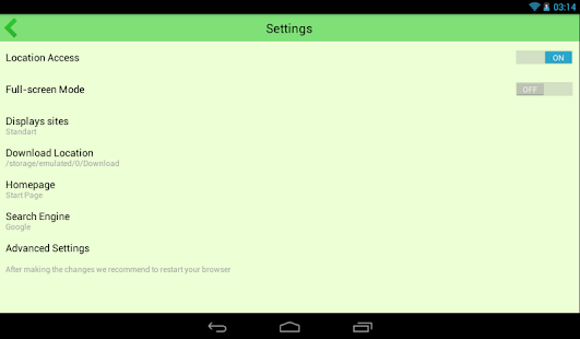 Lime PRO: WEB-Browser (Donate) - screenshot thumbnail