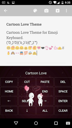 【免費個人化App】Cartoon Love Emoji Keyboard-APP點子