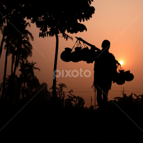 Rural Morning by Abhishek Mandal - People Professional People