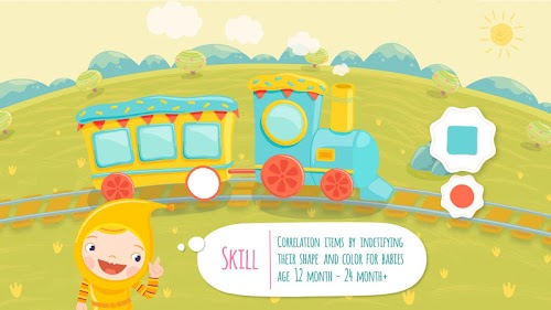 Android application Kiddy Colored Shapes screenshort