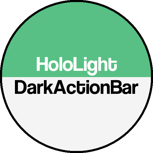 Dark ActionBar Green CM Theme LOGO-APP點子