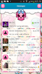 How to get GO SMS - Glam Skullz 5 patch 1.1 apk for android