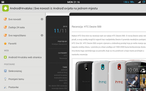 Aplikacija Android Hrvatska