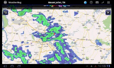 WeatherBug for Honeycomb