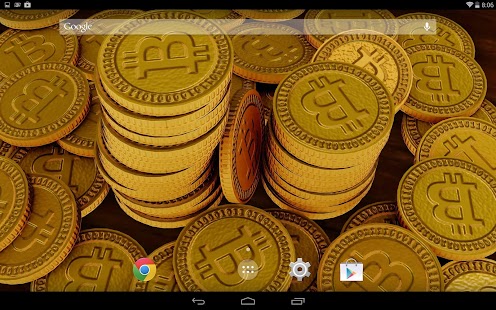 Bitcoins 3D Live Wallpaper