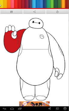 colouring book big hero 6のおすすめ画像2