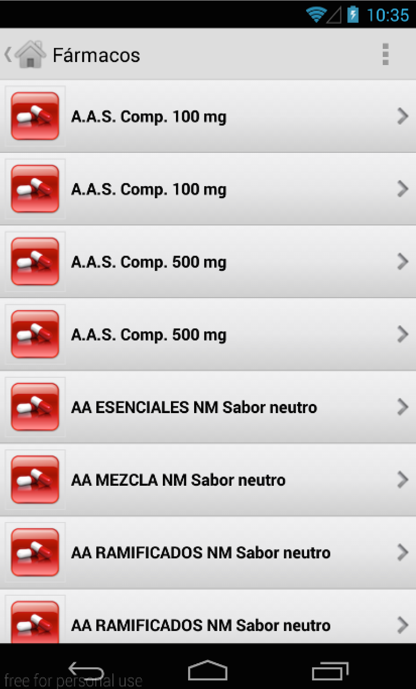 Vademecum medicamentos gratis Screen 3