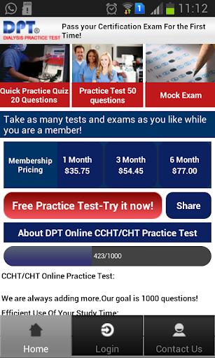 DPT online CCHT CHT Practice