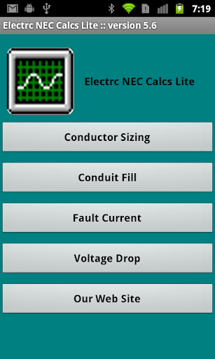 Electrc NEC Calcs Lite