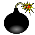 Pass the bomb icon