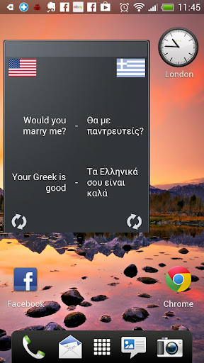 Learn Greek Widget