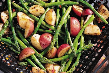 Grilled Asparagus and New Potatoes