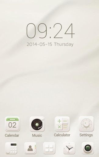 Soft cream GO Launcher Theme