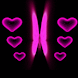 Butterfly Hearts Live Wallpape
