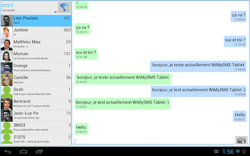 WiMySMS-Tablet