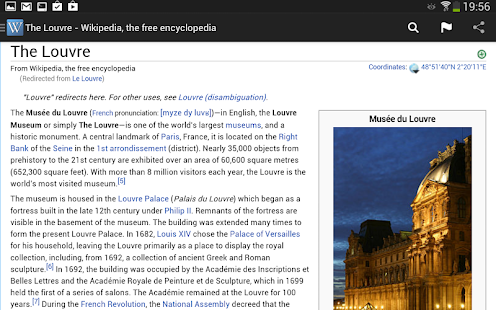 Wikipedia for tablet