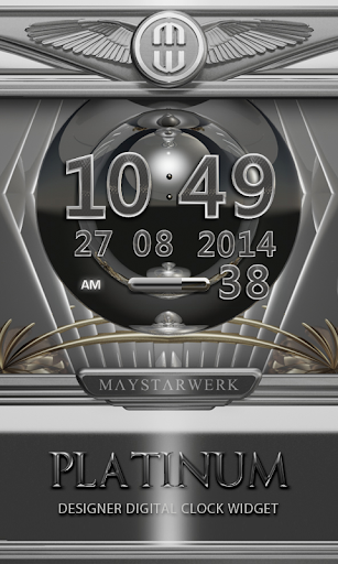 Digi Clock Widget Platinum