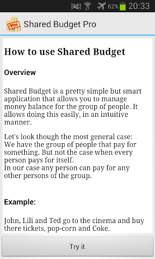 Shared Budget Pro