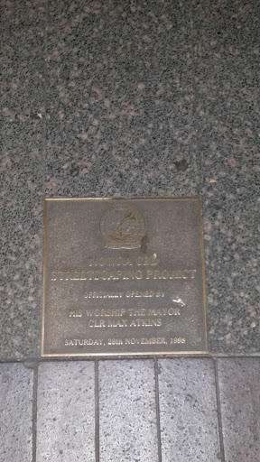Nowra CBD Streetscaping Project Plaque