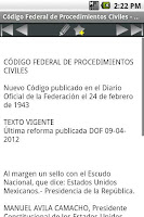 Código Federal de Procedimient APK צילום מסך #3