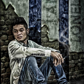 Male Lonley by Uky Al-boneh - People Portraits of Men
