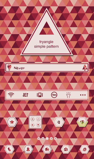 triangle simple pattern 도돌런처테마