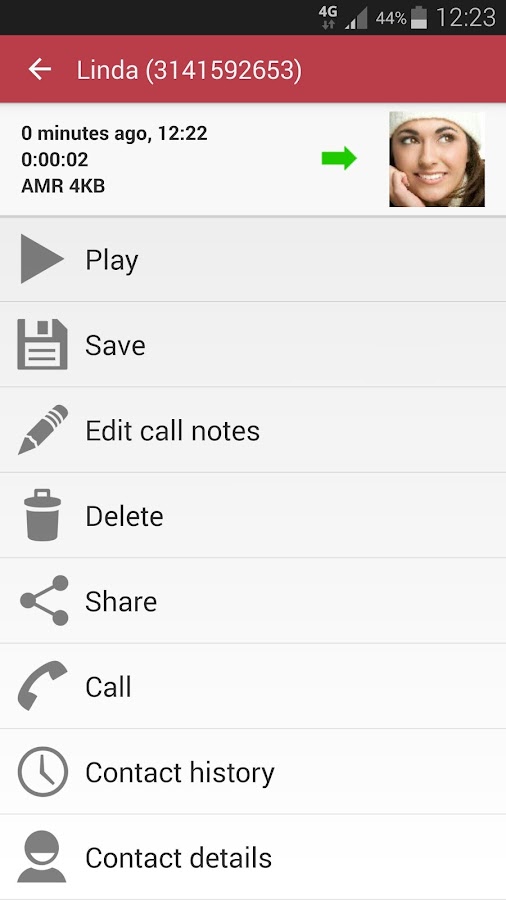 Automatic Call Recorder - screenshot