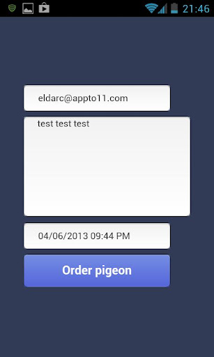 Pigeon notifier