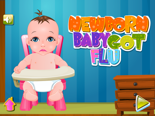 赤ちゃんのインフルエンザの医者のゲーム