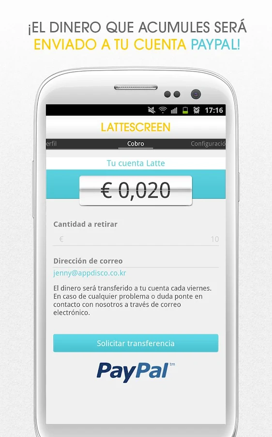 LatteScreen - screenshot