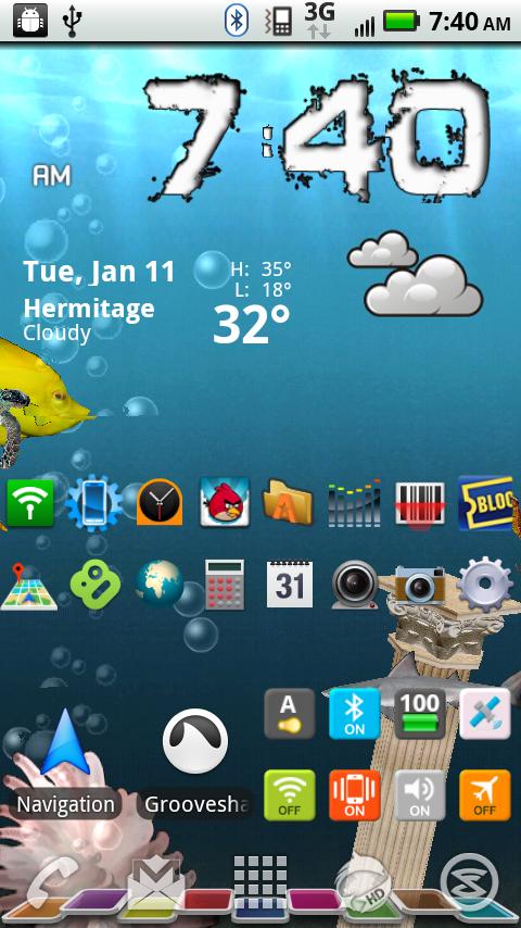 More Icons Widget Screen 1