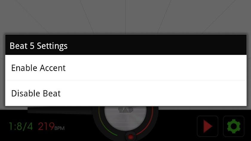 Visual Metronome Pro Screen 3