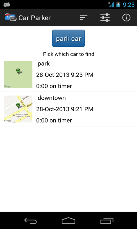 Android application Car Parker - Free screenshort