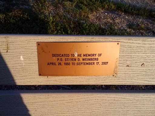 Officer Steven D. Weinberg Memorial Bench