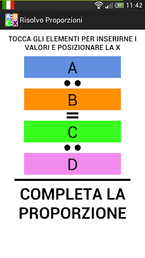 Risolvo Proporzioni