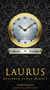 Free LAURUS Designer Clock Widget APK for PC