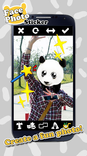 Face Photo Sticker: Wild Foto