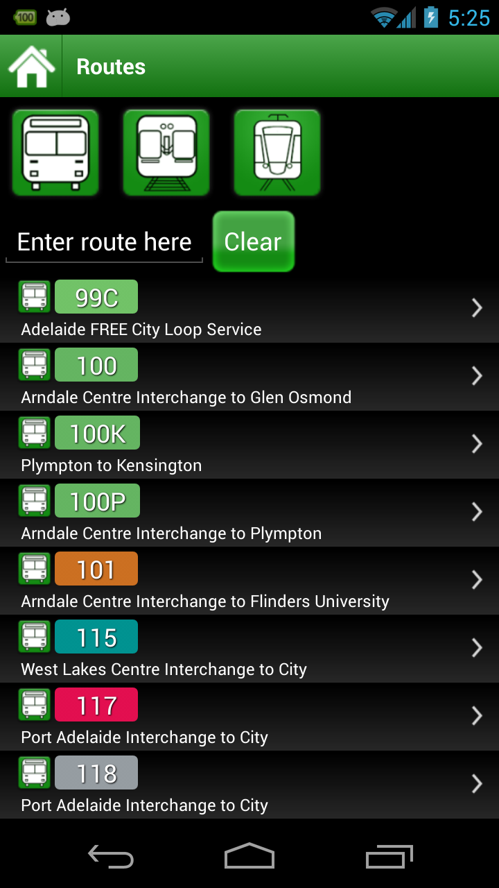 GetMe2 Transit Screen 2