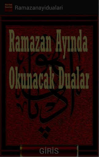 RAMAZAN AYINDA OKUNACAK DUALAR