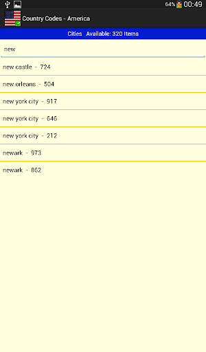 【免費旅遊App】Country Codes - America-APP點子