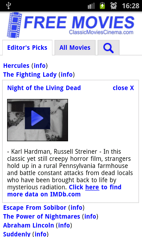 Free Movies Screen 3