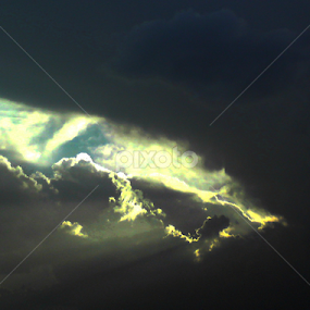 the last gleam before storm by Ershad Ghaderi - Landscapes Cloud Formations