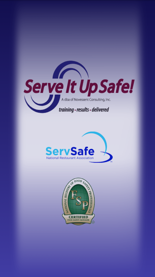 Android application Serve It Up Safe screenshort