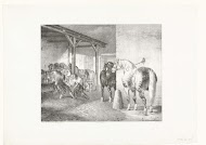 Hoefsmid aan het werk