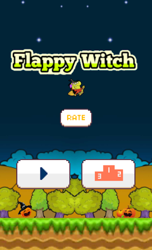 Flappy Witch - Halloween