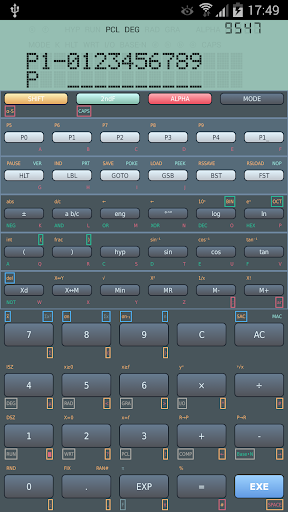 FX-603P programable calculator